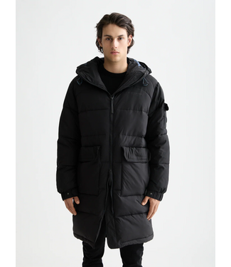 Scotch & Soda Long Puffer BLACK