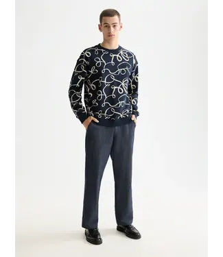 Scotch & Soda Sweat-shirt imprimé RIBBON NAVY