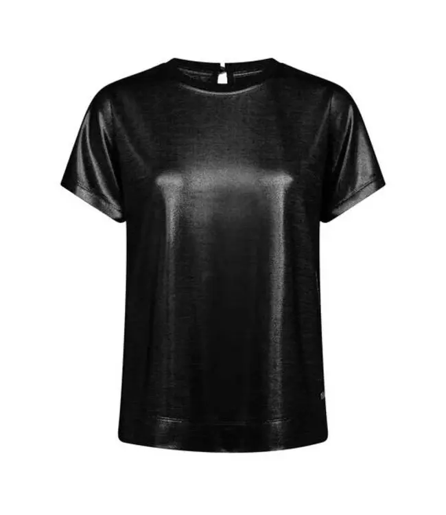 Mos Mosh T-shirt métallique MMNivola 167520 BLACK
