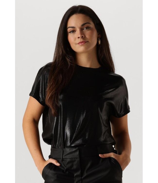 Mos Mosh T-shirt métallique MMNivola 167520 BLACK