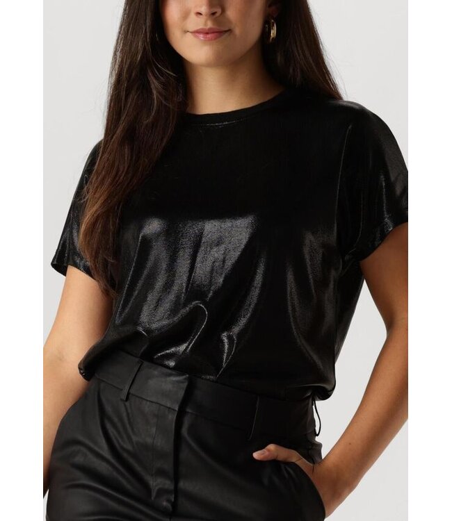 Mos Mosh T-shirt métallique MMNivola 167520 BLACK