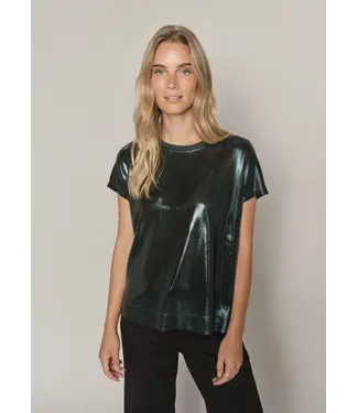 Mos Mosh T-shirt métallique MMNivola DARK PINE