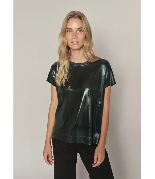 Mos Mosh T-shirt métallique MMNivola DARK PINE