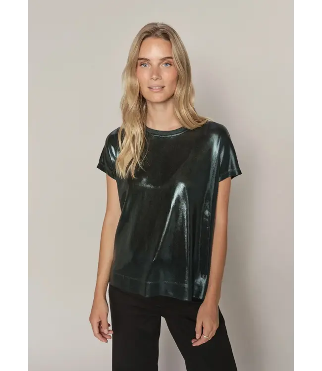 Mos Mosh T-shirt métallique MMNivola DARK PINE