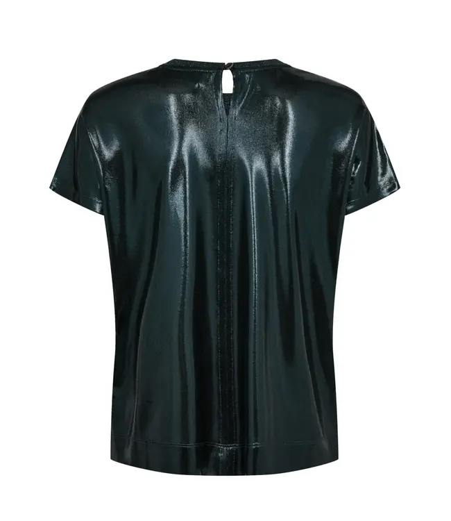 Mos Mosh T-shirt métallique MMNivola 167520/W124 DARK PINE