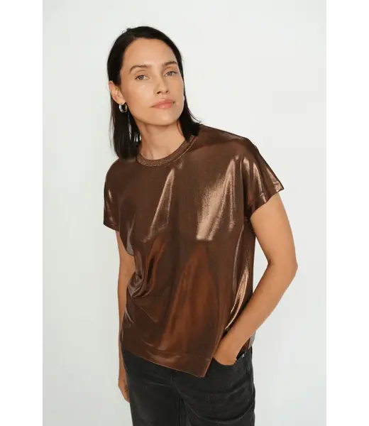 Mos Mosh T-shirt métallique MMNivola COPPER