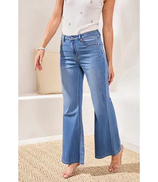 Tribal Jean en denim stretch moulant Brooke Palazzo