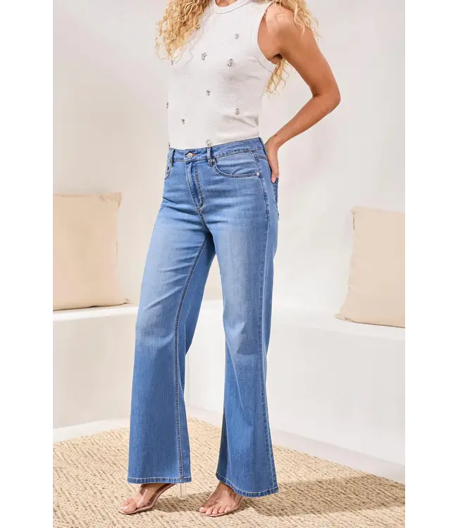 Tribal Jean en denim stretch moulant Brooke Palazzo 5604O 3111 1457