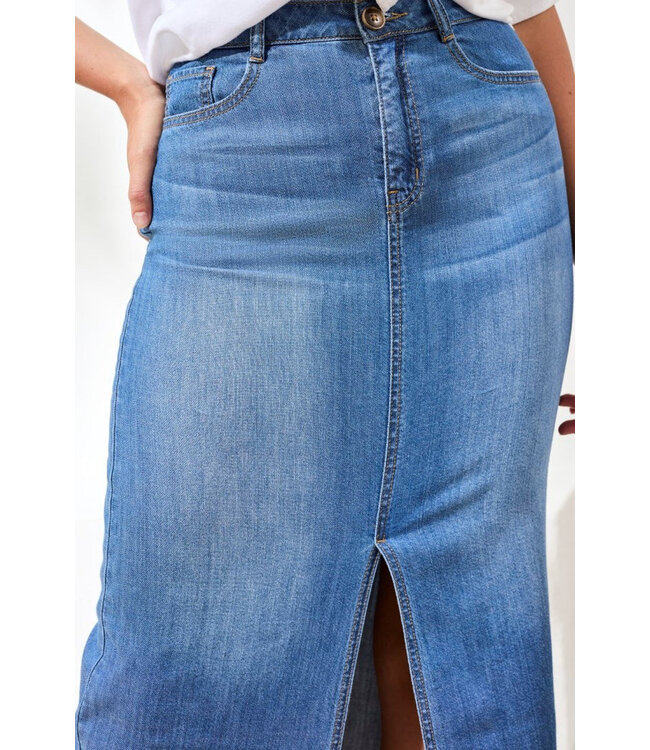 Tribal Jupe longue en jean fendue 54070/4984 2504 COASTLINE