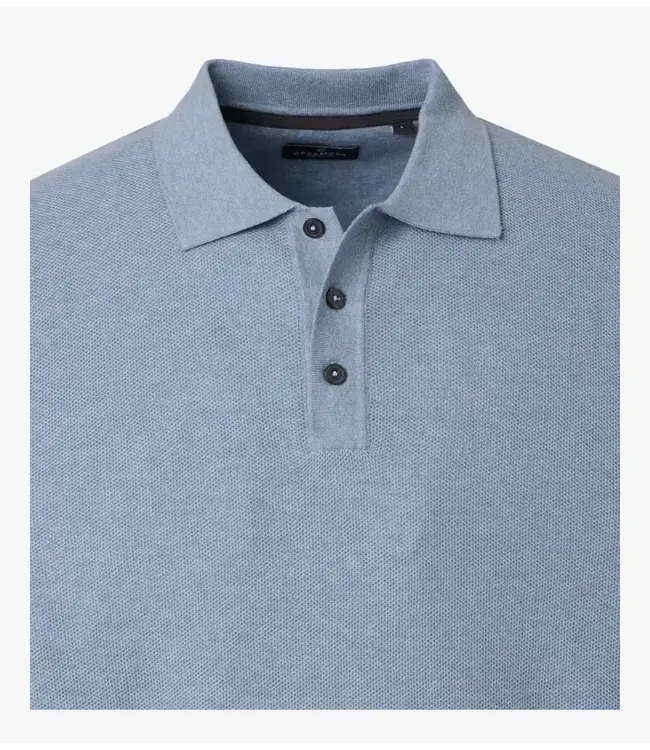 Casa Moda polo à manches longues bleu 126320020 164