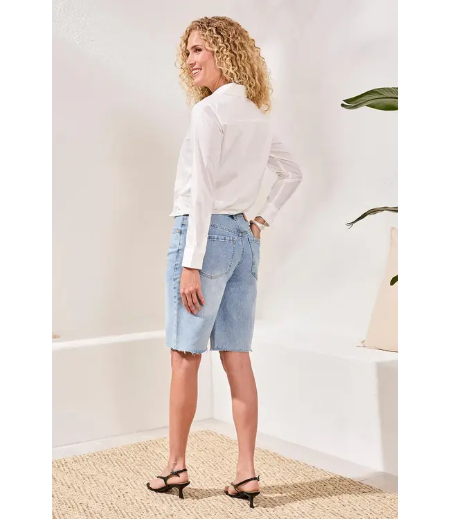 Tribal Chemise classique à col boutonné et nœud sur le devant 6129O / 5185 0001