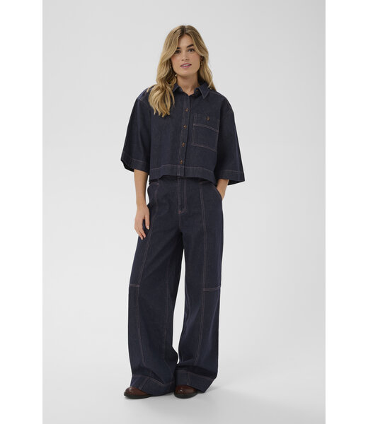 SAINT TROPEZ POSEY VESTE DARK BLUE DENIM