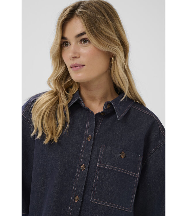 SAINT TROPEZ POSEY  VESTE 600105 DARK BLUE DENIM