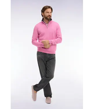 Eden Park Pull col camionneur en coton rose