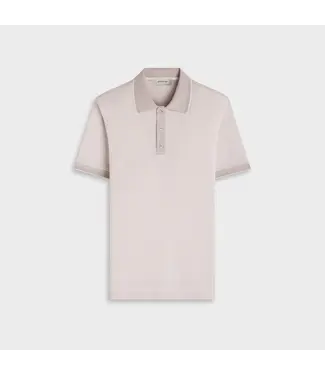 Bugatchi Polo à trois boutons en jacquard à chevrons LIMS