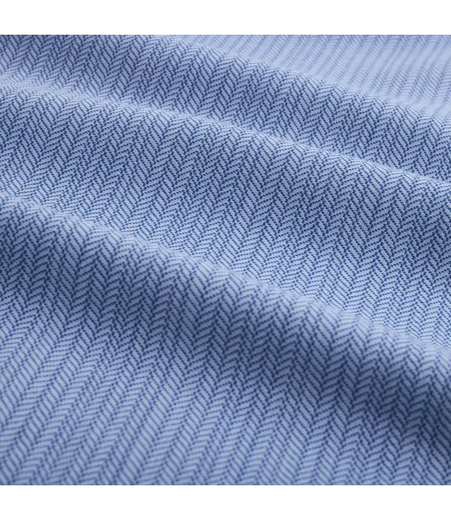 Bugatchi Polo à trois boutons en jacquard à chevrons JF2006F68 COBA