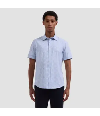 Bugatchi Chemise à manches courtes géométrique Miles OoohCotton® CLBL