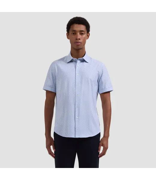 Bugatchi Chemise à manches courtes géométrique Miles OoohCotton® CLBL