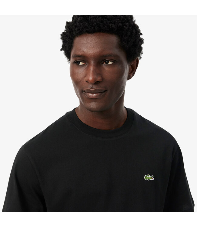 Lacoste T-shirt classic fit en jersey de coton TH7318 031 BLACK