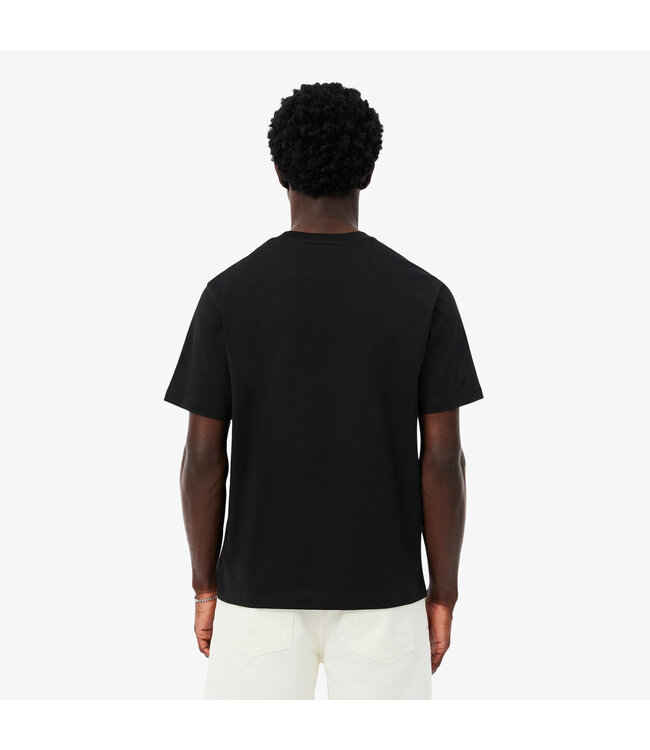 Lacoste T-shirt classic fit en jersey de coton TH7318 031 BLACK