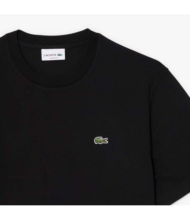 Lacoste T-shirt classic fit en jersey de coton TH7318 031 BLACK