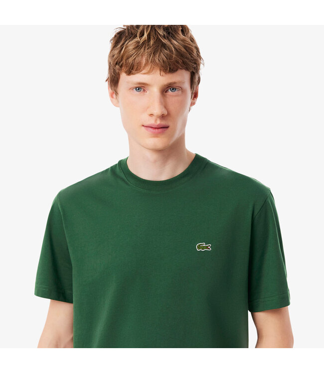Lacoste T-shirt classic fit en jersey de coton TH7318 132 GREEN