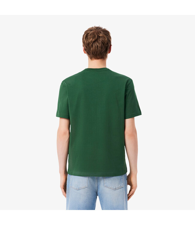 Lacoste T-shirt classic fit en jersey de coton TH7318 132 GREEN