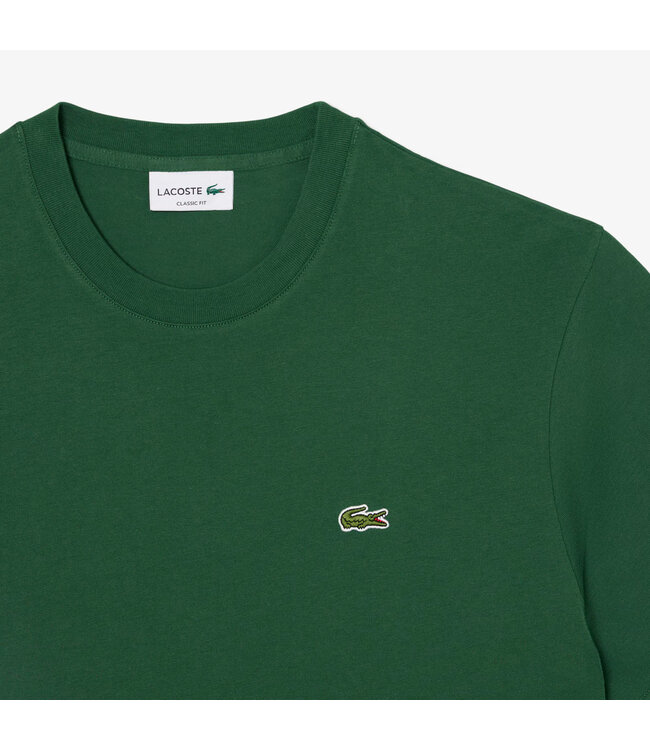 Lacoste T-shirt classic fit en jersey de coton TH7318 132 GREEN