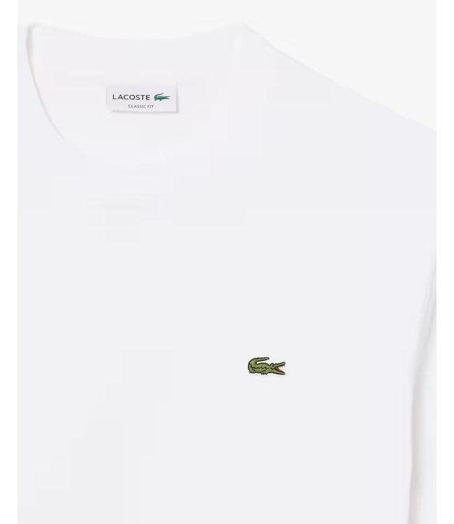 Lacoste T-shirt classic fit en jersey de coton TH7318-52 001 BLANC