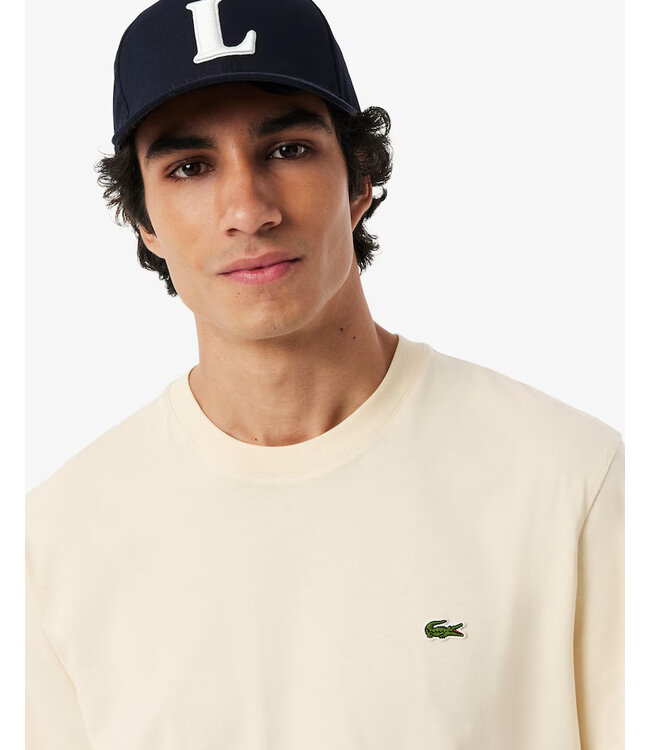 Lacoste T-shirt classic fit en jersey de coton TH7318-52 056 NATUREL CLAIR