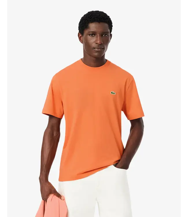 Lacoste T-shirt classic fit en jersey de coton IY0 BLOSSOM