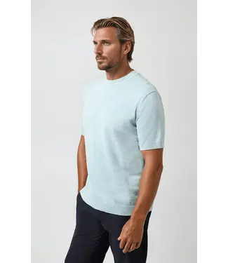 STONE ROSE SEAMIST - T-shirt en maille délavée à l'eau AQUA