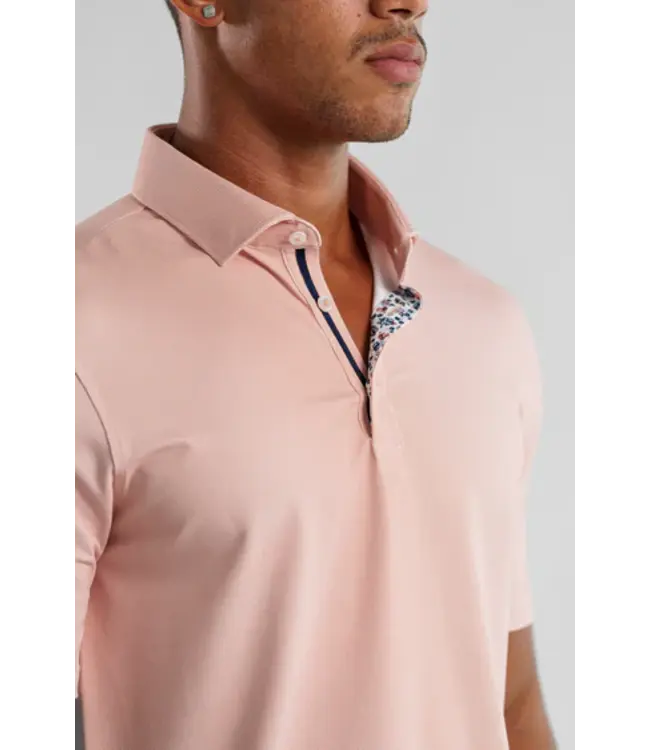 STONE ROSE APEX - Polo blanc à œillets BSCSSP51-220 COPPER