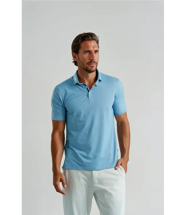 STONE ROSE APEX - Polo blanc à œillets AQUA