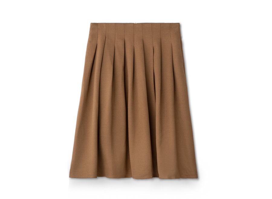 Open Pleated Skirt