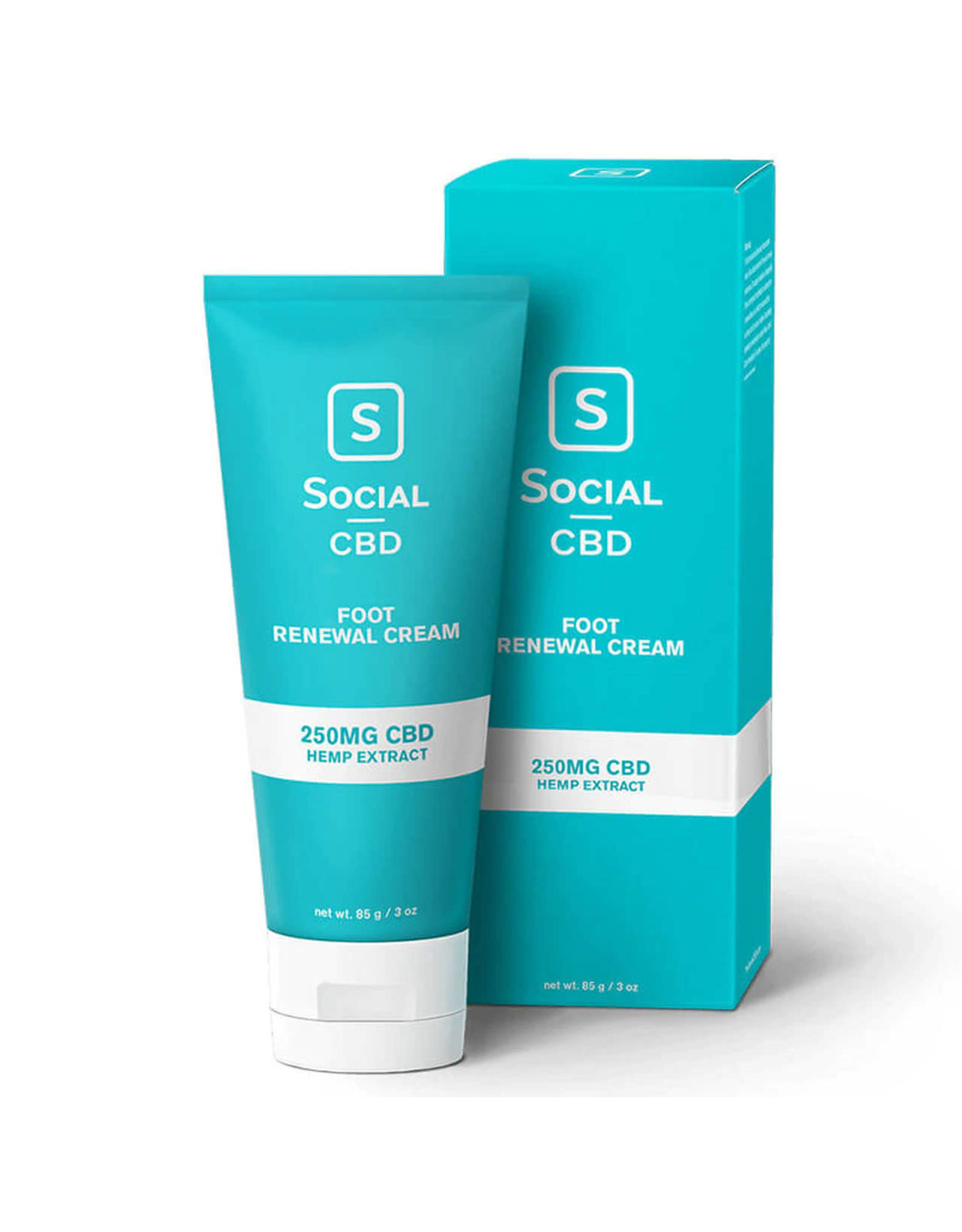 Social CBD Social CBD Foot Renewal Cream 250mg 3oz
