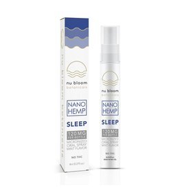 Nu Bloom Nano CBD Oral Spray Sleep 120mg 8ml
