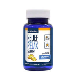 CBDistillery CBDistillery Full Spectrum Relax  & Relief  Gelcaps 30mg 30ct