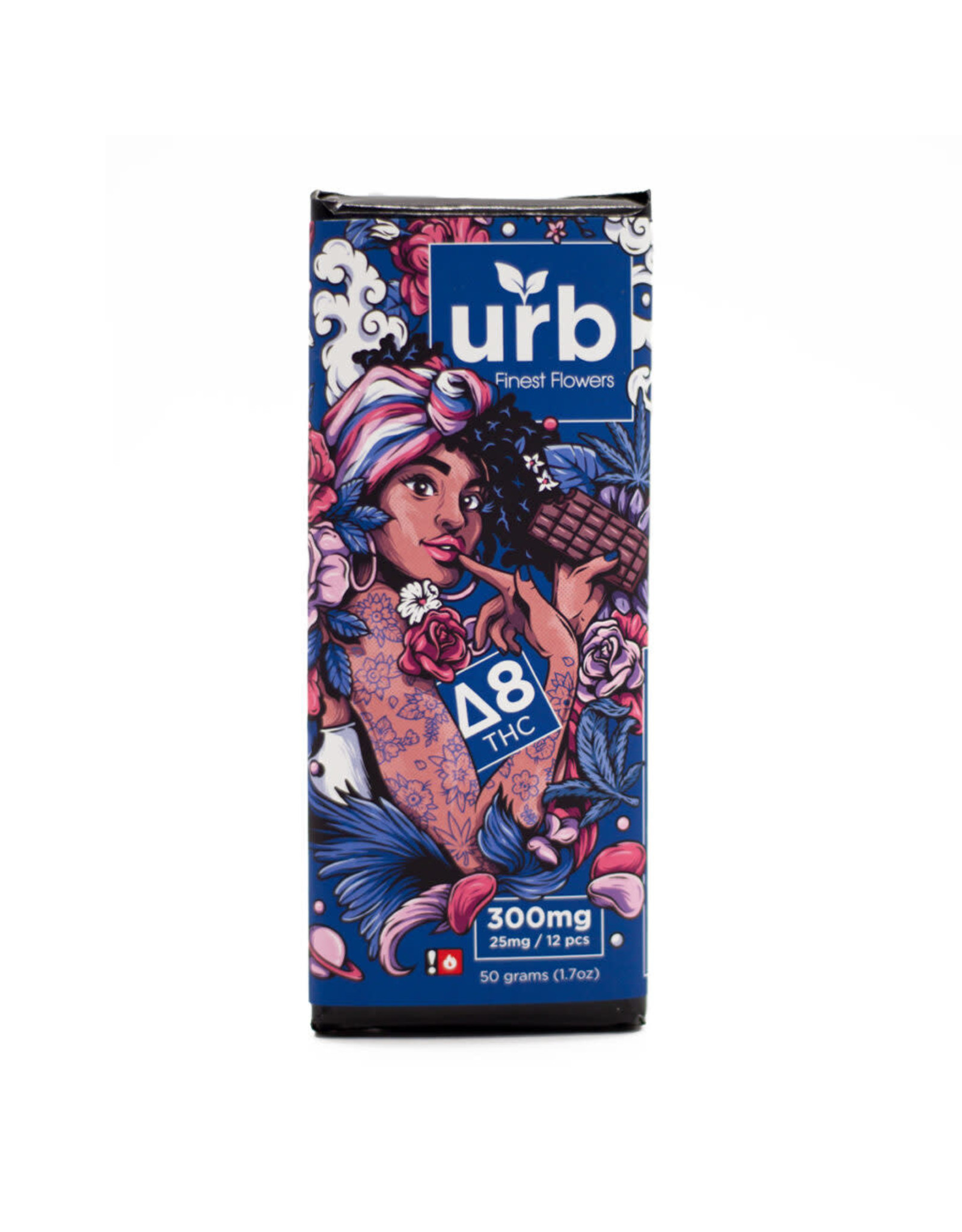 URB URB Delta 8 Dark Chocolate 300mg 50gr