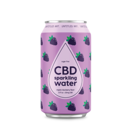 Untitled Art Untitled Art CBD Blackberry  Sparkling Water 20mg 12fl oz