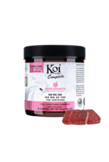 Koi Koi CBD  Pomegranate Gummies 25mg 5mg Delta 9 THC and 20ct