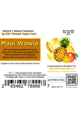 Apothecary Rx Apothecary Rx Delta 8 Calming and Uplifting Maui Wowie  Hybrid Cartridge 1gr