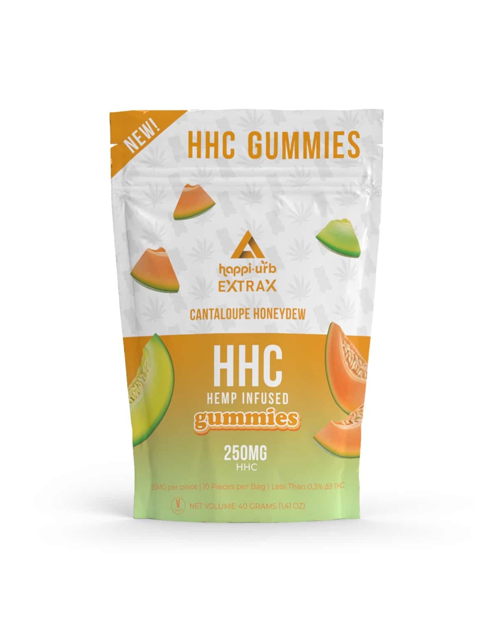 URB URB HHC Cantaloupe Honeydew Gummies 25mg 10ct