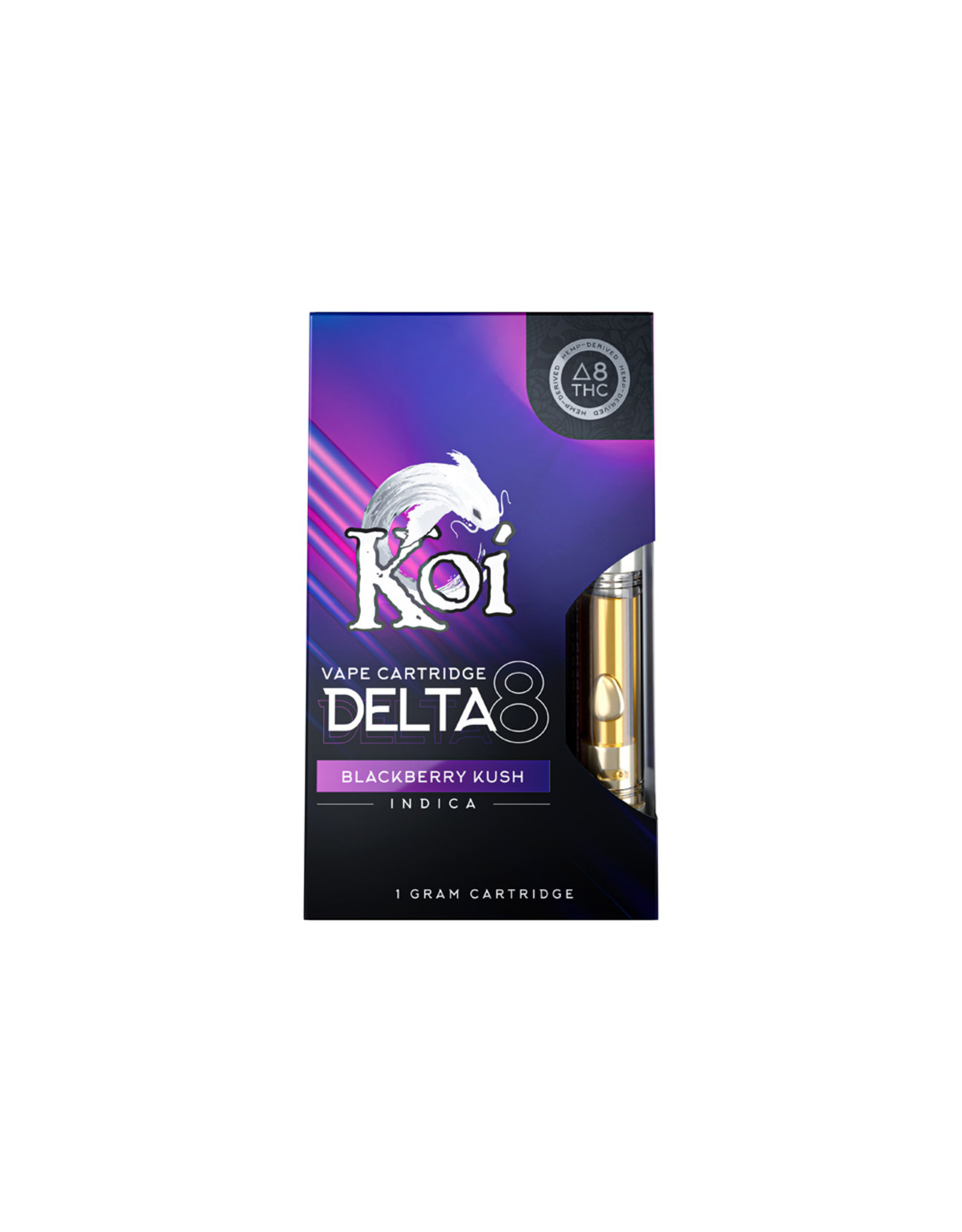 Koi Koi Delta 8 Blackberry Kush Indica Cartridge 1gr