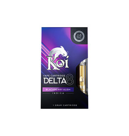 Koi Koi Delta 8 Blackberry Kush Indica Cartridge 1gr