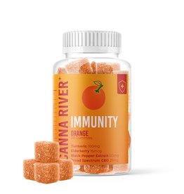 Canna River Canna River CBD Broad Spectrum Immunity Orange Gummies 25mg 20ct