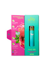 URB URB Delta 8-THCH-THCJD -THCP Live Resin Watermelon Mojito Indica Disposable Cartridge 3gr