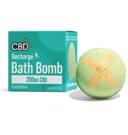 CBDfx CBDFx Recharge Bath Bomb Eucalyptus 200mg 5oz