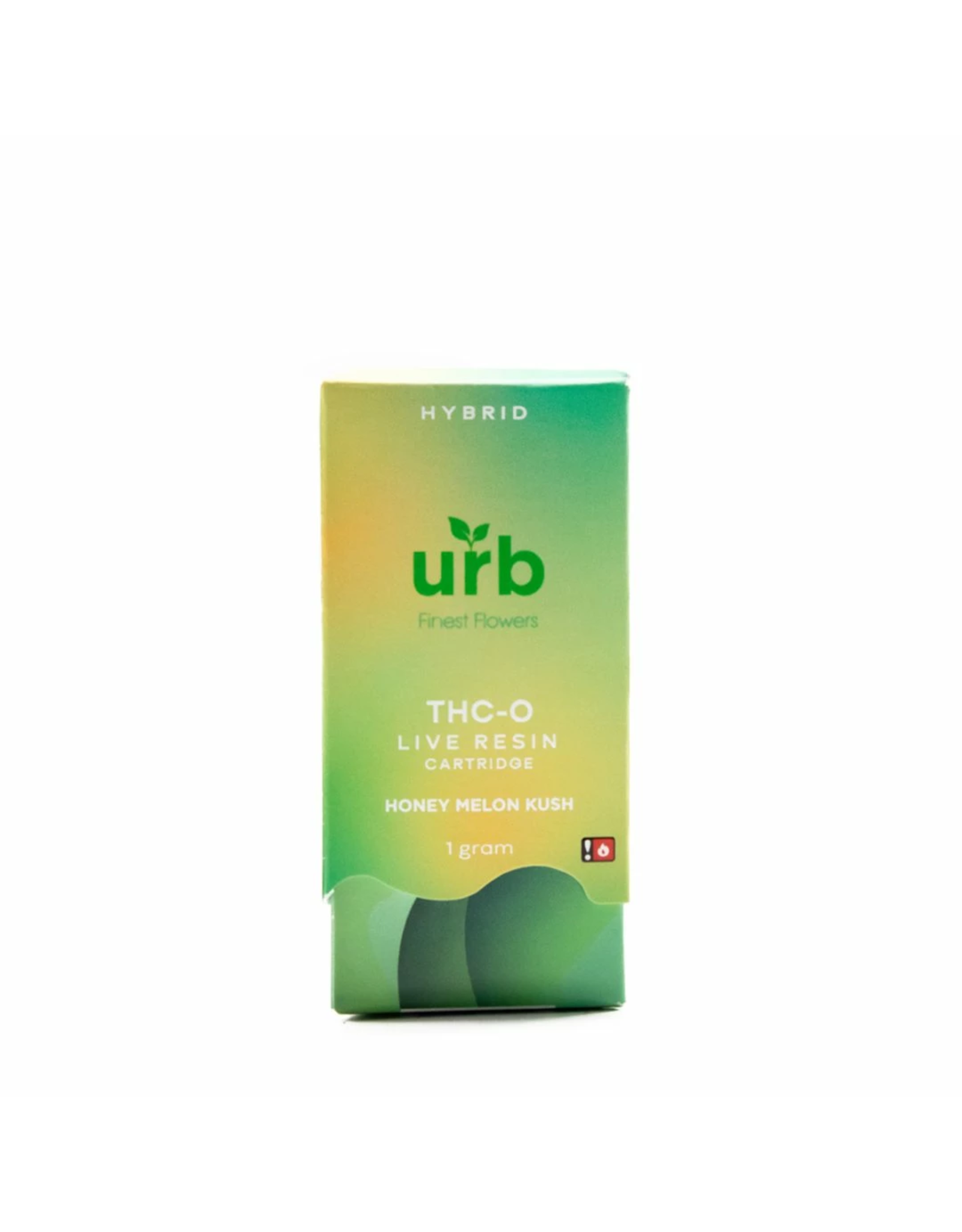 URB URB THCO Live Resin Honey Melon Kush Hybrid Cartridge 1gr