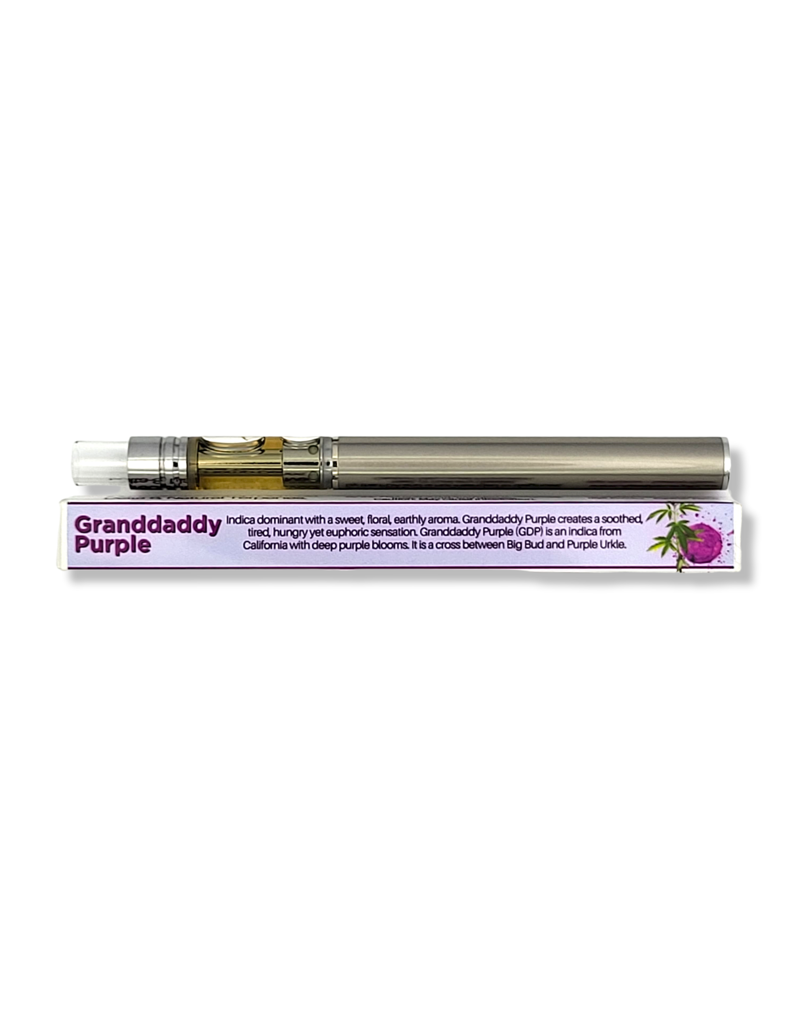 Apothecary Rx Apothecary Rx Delta 8 Granddaddy Purple Indica Disposable Cartridge 1gr